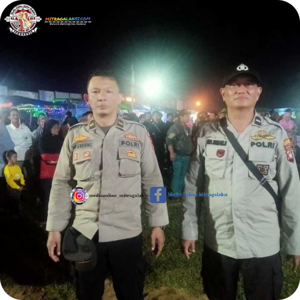 Polsek Terentang Lakukan Pengamanan Acara Penutupan Kegiatan MTQ VIII tahun 2022 Tingkat Kabupaten Kubu Raya