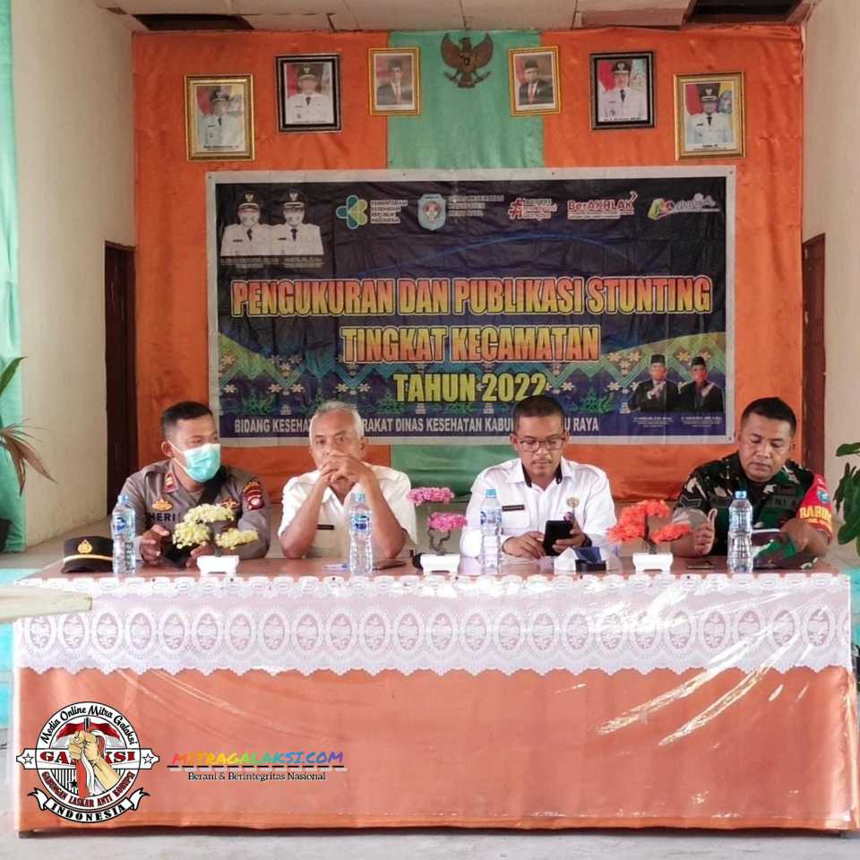 Pelaksanaan Kegiatan Pengukuran Dan Publikasi Stunting Tingkat Kecamatan Tahun 2022