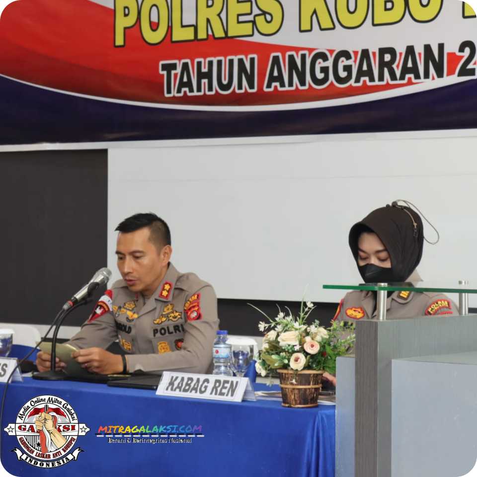 Kegiatan Rapat Penyusunan Rencana Kerja Polres Kubu Raya T.A. 2023.