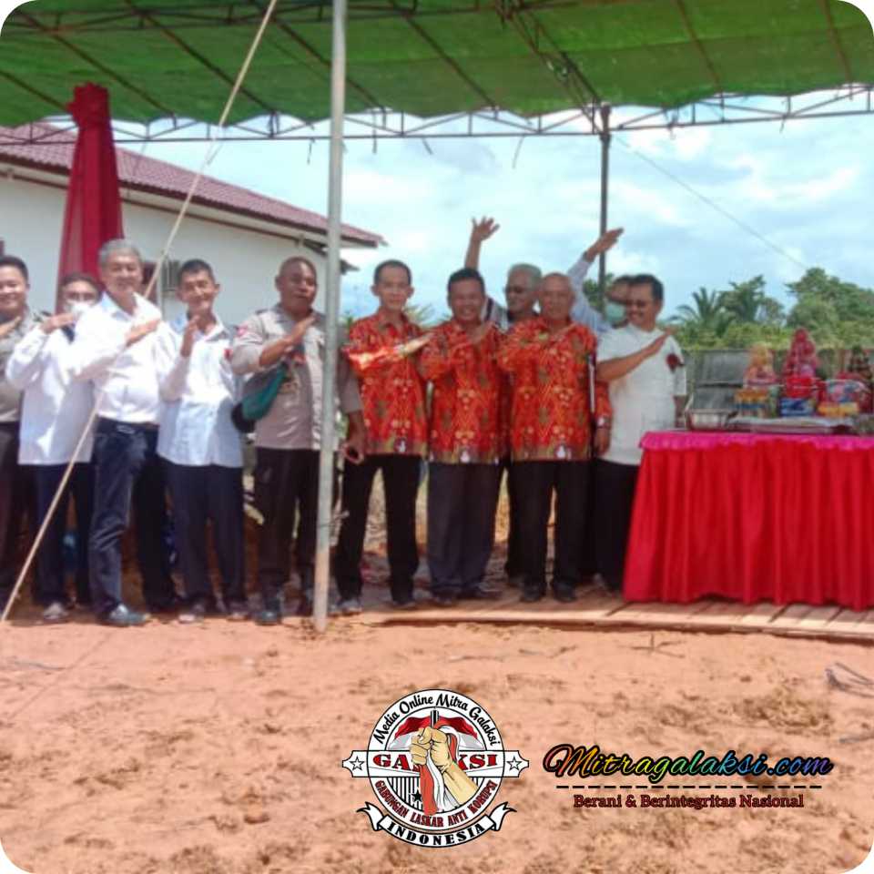 Kanit Samapta Kuala Mandor A, Aiptu Edi Susilo Hadiri Peresmian Pembuatan Vihara Eka Dharma Bhakti