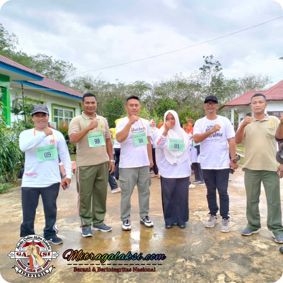 Kepala Puskemas Kuala Mandor B, Lakukan Kegiatan Jasmani.