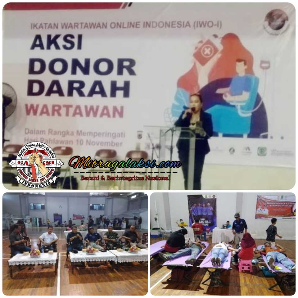 Memperingati Hari Pahlawan Nasional, DPP Iwo Indonesia Lakukan Donor Darah