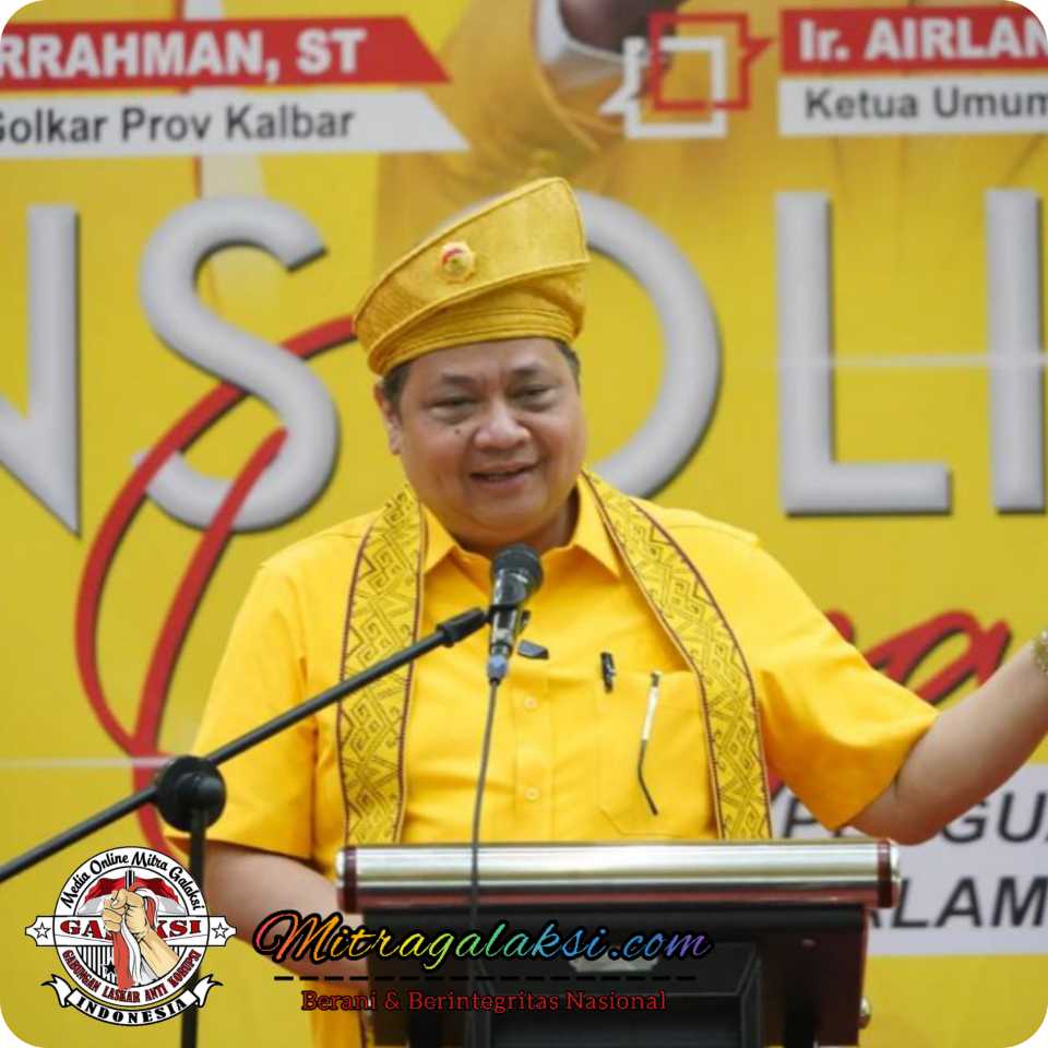 Airlangga: Golkar Targetkan Empat Kursi DPR dan 13 Kursi DPRD Provinsi di Kalbar