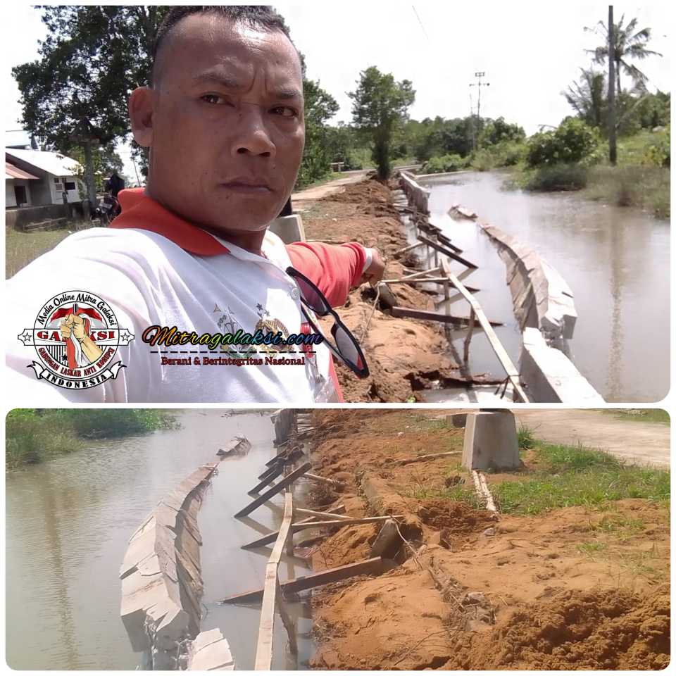 Bangunan Barau Roboh Dinas dan Pengawasan Diduga Tidur Pulas.