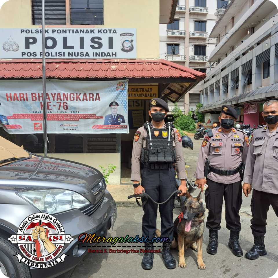 Satgas 2 Preventif Ops Lilin Polda Kalbar Lakukan Patroli Sambang ke Posko Posko Pengamanan