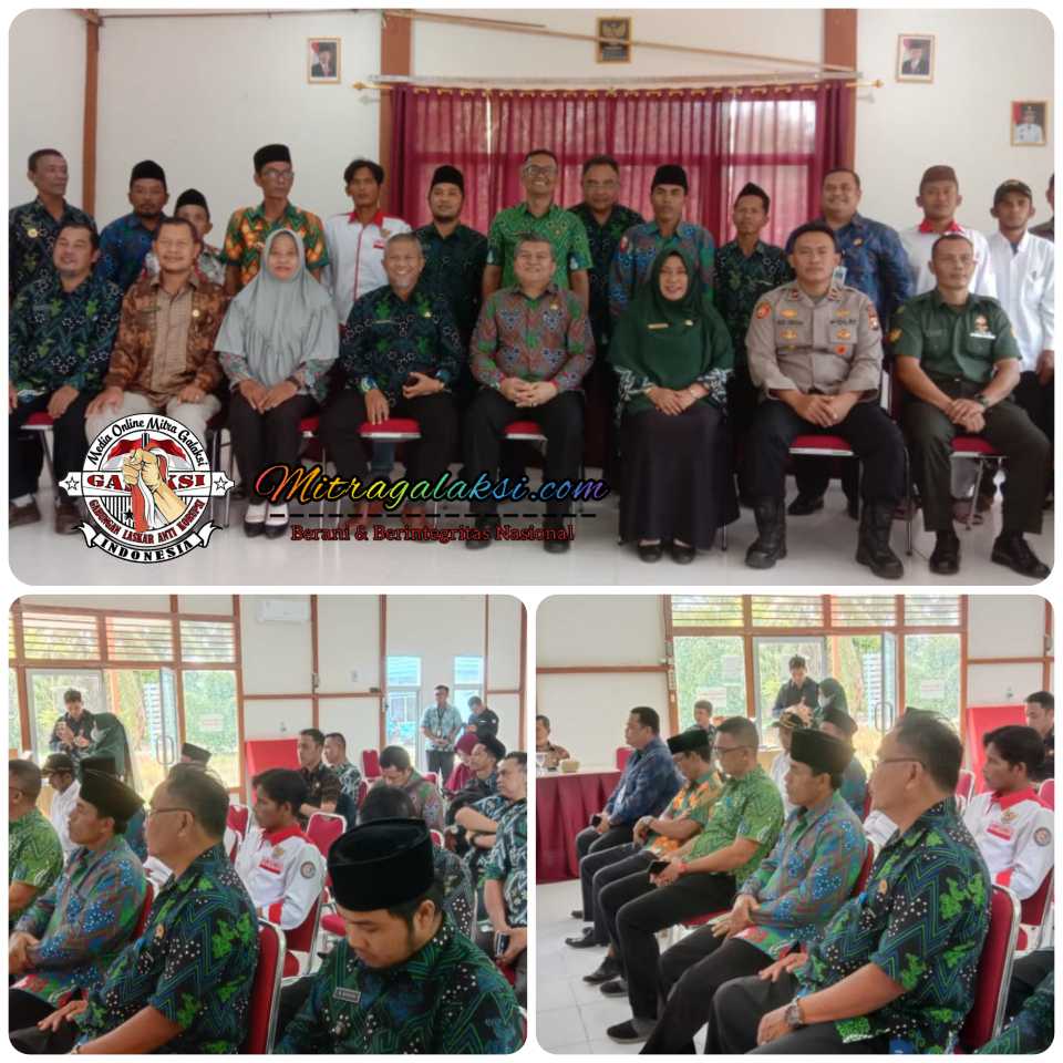 Camat Kuala Mandor B, Laksanakan Sosialisasi Stunting Bersama Forkopimcam.