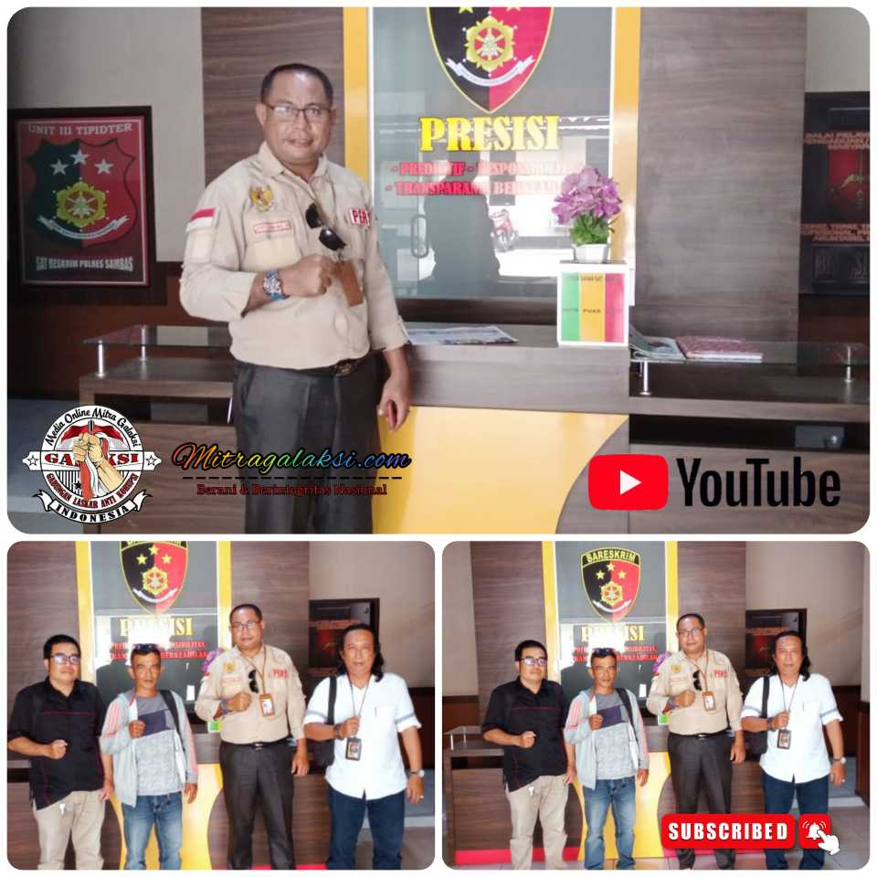 Forum FW-LSM Kalbar & IWO INDONESIA Kalbar Melaporkan Sunardi Alias Abas Ke Polres Sambas, Atas Cuitan di Facebook Menghina Profesi Wartawan dan LSM.