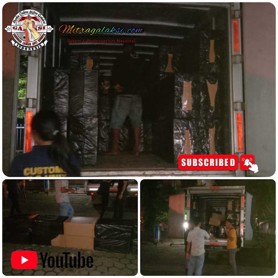 Kasus Peredaran Rokok Ilegal di Kalbar Diduga Ada Keterlibatan Oknum Aparat, Bea Cukai Amankan Satu Mobil Box Rokok Ilegal.