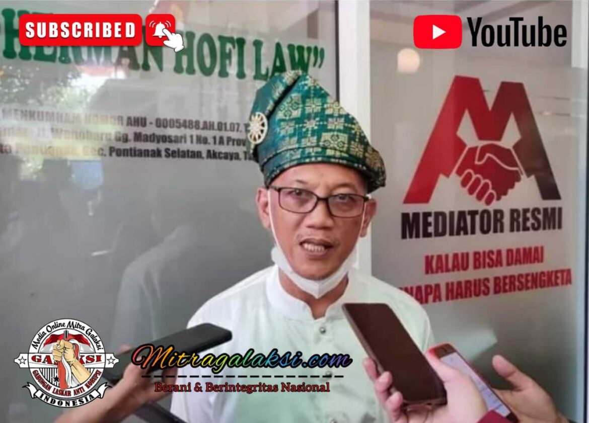 Ketua LBH “Herman Hofi Law” Penanguhan Penahan Tersangka Oleh Penyidik Adalah Langkah Tidak Pantas, Dan Mengusik Rasa keadilan Publik.