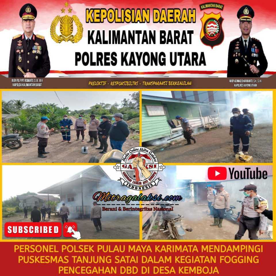 Kegiatan Penyemprotan Fogging Pencegahan Terjadinya Penyebaran Demam Berdarah (DBD) Oleh Puskesmas Tanjung Satai.