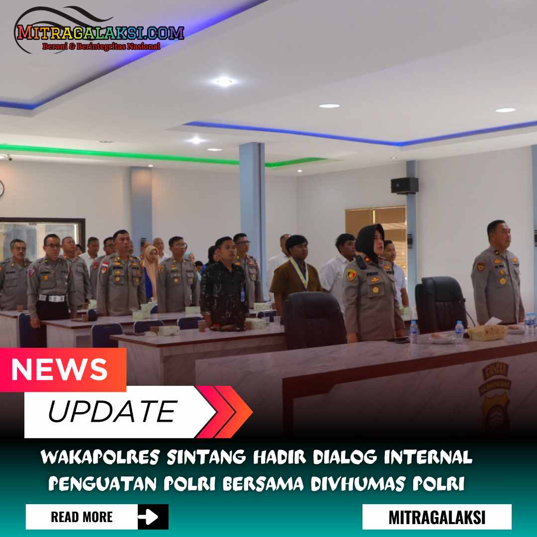 Wakapolres Sintang Hadir Dialog Internal Penguatan Polri Bersama Divhumas Polri